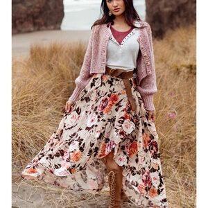 Joyfolie DEVINA SKIRT IN CREAM XS